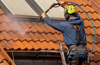 Démoussage et hydrofuge de toiture à Gazave